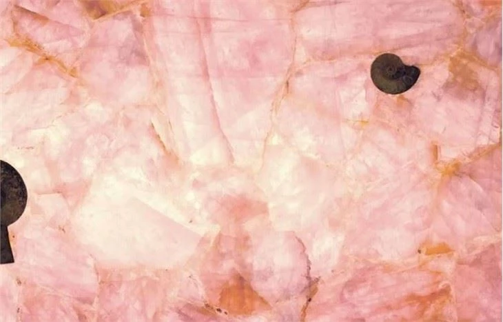 Transparent stone natural pink rose crystal quartzite(001)(001)