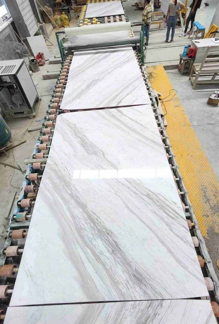 Hot High Quality Natural White Volakas Marble Texture