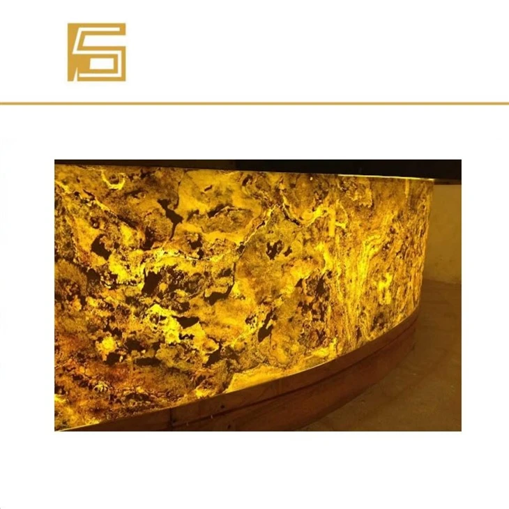 New Design Led Marbles Lumi Stone Vanity Top